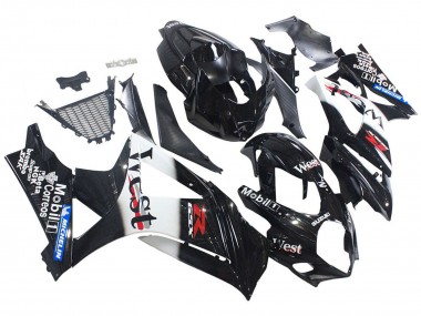 Comprar Carenados Moto Suzuki GSXR 1000 2007-2008 - Negro Brillante Blanco West