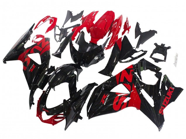 Comprar Kits Carenado Moto Suzuki GSXR 1000 2009-2016 - Negro Brillante Rojo