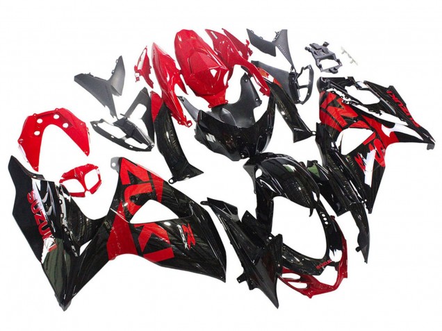 Comprar Kits Carenado Moto Suzuki GSXR 1000 2009-2016 - Negro Brillante Rojo