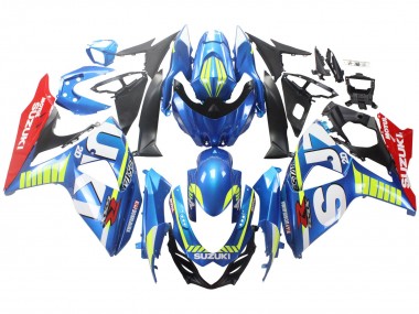 Comprar Carenados Moto Suzuki GSXR 1000 2009-2016 - Azul Claro Verde Rojo Motul