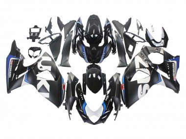 Comprar Carenados Moto Suzuki GSXR 1000 2009-2016 - Negro Mate Blanco Azul