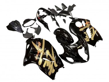 Comprar Carenados Moto Suzuki GSXR 1300 Hayabusa 1996-2007 - Negro Brillante Oro Hayabusa