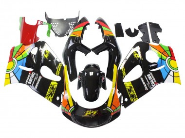 Comprar Carenados Moto Suzuki GSXR 600 / GSXR 750 1996-2000 - Negro Multicolor 27