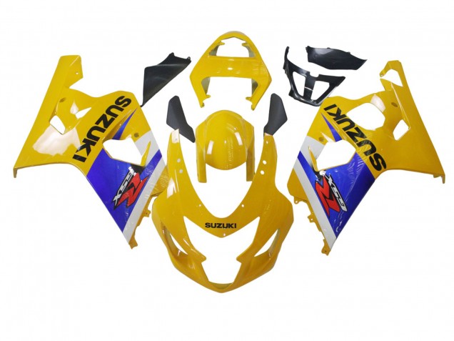 Comprar Carenado Moto Suzuki GSXR 600 / GSXR 750 2004-2005 - Amarillo Blanco Azul Negro