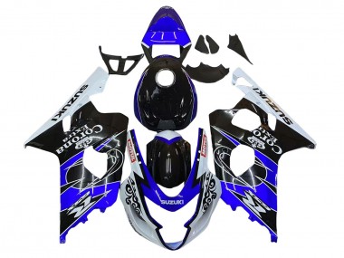 Comprar Carenado Moto Suzuki GSXR 600 / GSXR 750 2004-2005 - Blanco Azul Negro Corona Motul