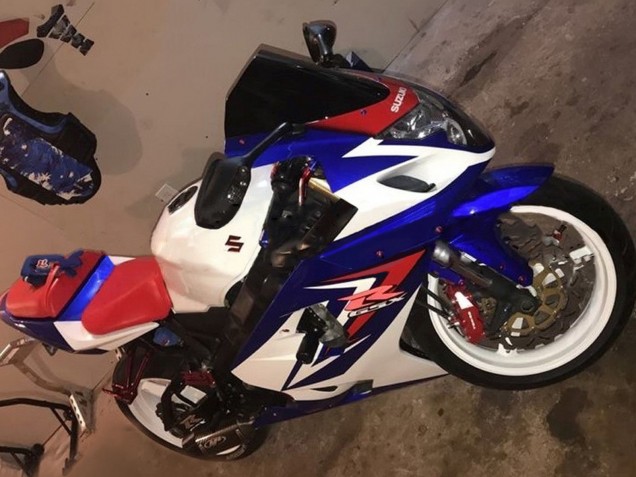 Comprar Carenado Moto Suzuki GSXR 600 / GSXR 750 2004-2005 - Blanco Azul Rojo