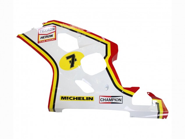 Comprar Carenados Moto Suzuki GSXR 600 / GSXR 750 2004-2005 - Blanco Rojo Amarillo Michelin Texaon Heron 7