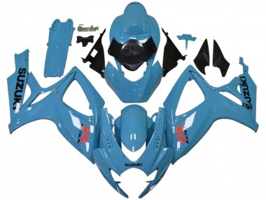 Comprar Carenados Moto Suzuki GSXR 600 / GSXR 750 2006-2007 - Azul Claro Negro Rojo