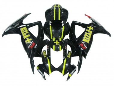 Comprar Carenados Moto Suzuki GSXR 600 / GSXR 750 2006-2007 - Negro Brillante Amarillo Rizla