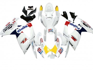 Comprar Carenados Moto Suzuki GSXR 600 / GSXR 750 2006-2007 - Blanco Rojo Amarillo Motul