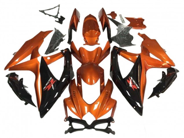 Comprar Carenado Moto Suzuki GSXR 600 / GSXR 750 2008-2010 - Naranja Negro Brillante