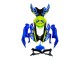 Comprar Carenados Moto Suzuki GSXR 600 / GSXR 750 2008-2010 - Azul Fluorescent Verde Tiburón