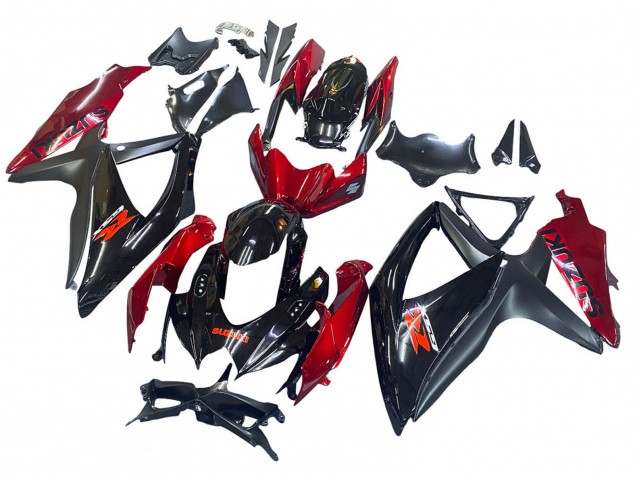 Comprar Carenado Moto Suzuki GSXR 600 / GSXR 750 2008-2010 - Rojo Negro Brillante