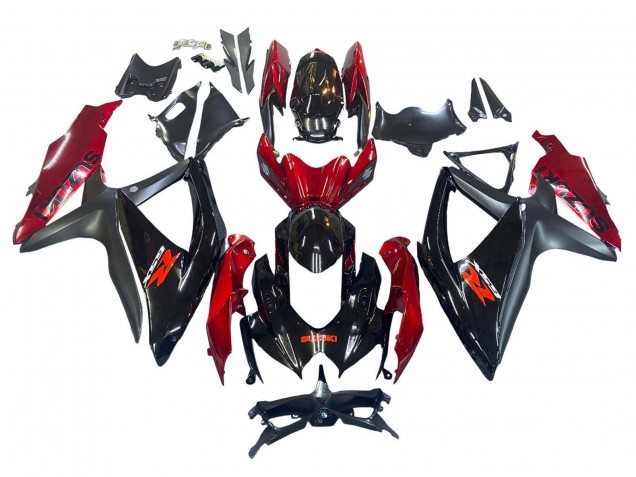 Comprar Carenado Moto Suzuki GSXR 600 / GSXR 750 2008-2010 - Rojo Negro Brillante