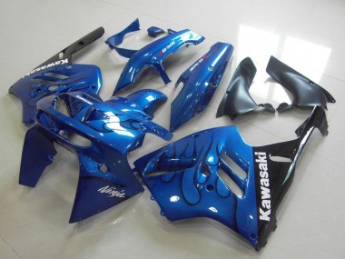 Comprar Carenado Moto Kawasaki ZX9R 1994-1997 - Azul Negro Llama
