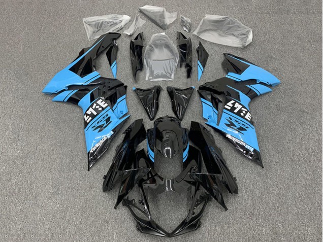 Comprar Carenados Moto Suzuki GSXR 600 / GSXR 750 2011-2024 - Negro Brillante Azul Claro