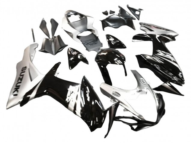 Comprar Carenado Moto Suzuki GSXR 600 / GSXR 750 2011-2024 - Negro Brillante Plata