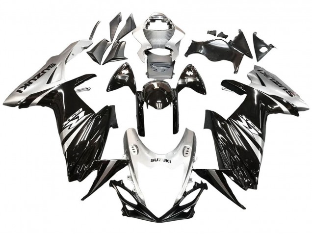 Comprar Carenado Moto Suzuki GSXR 600 / GSXR 750 2011-2024 - Negro Brillante Plata