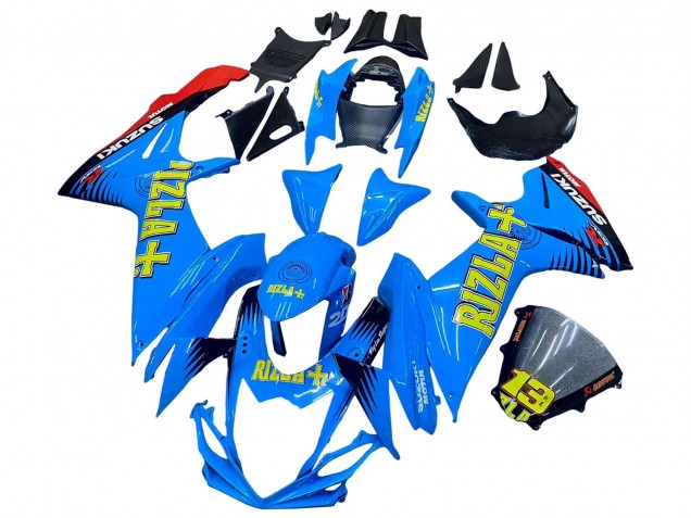 Comprar Carenados Moto Suzuki GSXR 600 / GSXR 750 2011-2024 - Azul Oro Rojo Negro Rizla