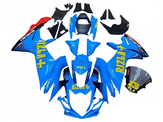Comprar Carenados Moto Suzuki GSXR 600 / GSXR 750 2011-2024 - Azul Oro Rojo Negro Rizla