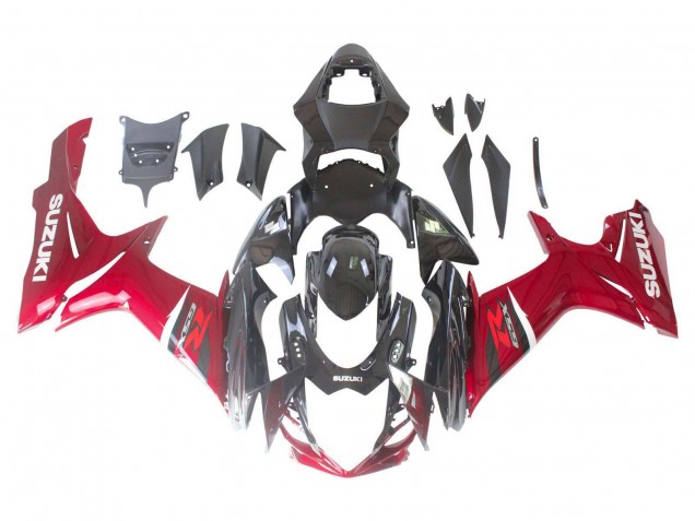 Comprar Carenado Moto Suzuki GSXR 600 / GSXR 750 2011-2024 - Rojo Negro Brillante