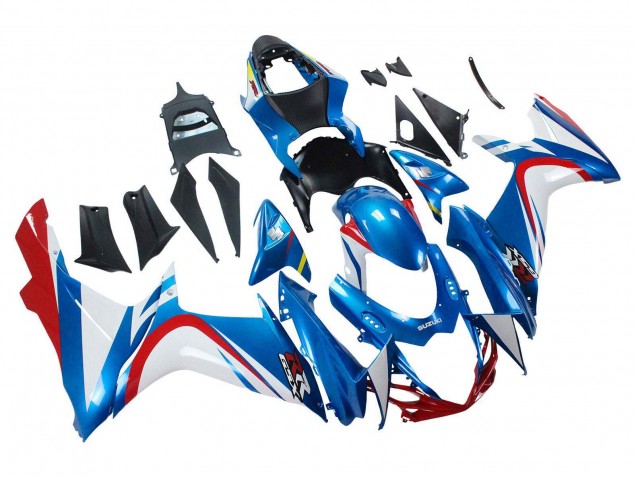 Comprar Carenados Moto Suzuki GSXR 600 / GSXR 750 2011-2024 - Azul Blanco Rojo