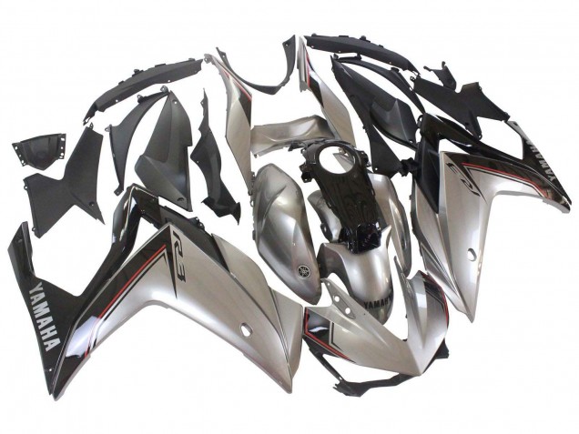 Comprar Carenados Moto Yamaha YZF R3/R25 2015-2018 - Plata Negro