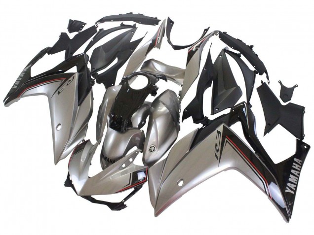 Comprar Carenados Moto Yamaha YZF R3/R25 2015-2018 - Plata Negro