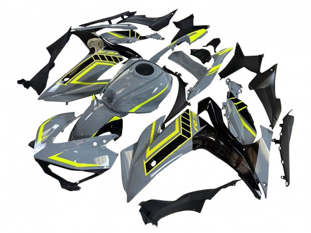 Comprar Carenados Moto Yamaha YZF R3/R25 2015-2018 - Nardo Gris Neon Amarillo Negro