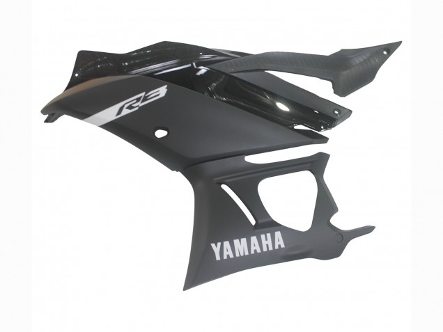 Comprar Carenados Moto Yamaha YZF R3/R25 2019-2021 - Negro Mate Plata
