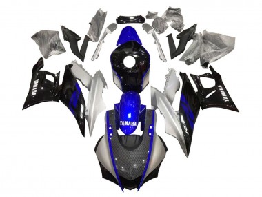 Comprar Carenados Moto Yamaha YZF R3/R25 2019-2021 - Plata Azul Negro FibraCarbono Estilo