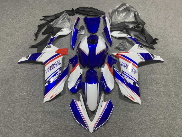 Comprar Carenados Moto Yamaha YZF R3/R25 2019-2021 - Blanco Azul Rojo Semakin Didepan