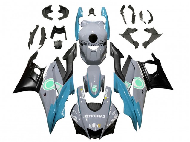 Comprar Carenados Moto Yamaha YZF R3/R25 2019-2021 - Nardo Gris Azul Negro Petronas