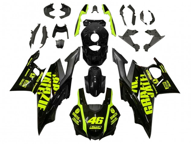 Comprar Carenados Moto Yamaha YZF R3/R25 2019-2021 - Negro Neon Amarillo 46