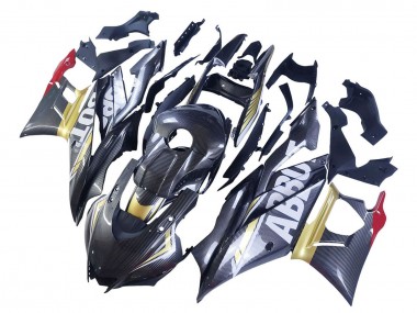 Comprar Carenados Moto Yamaha YZF R3/R25 2022-2024 - Negro FibraCarbono Estilo Oro Rojo ABBOT