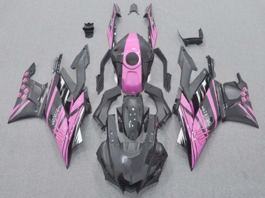 Comprar Carenados Moto Yamaha YZF R3/R25 2022-2024 - Rosa Negro Monstruo