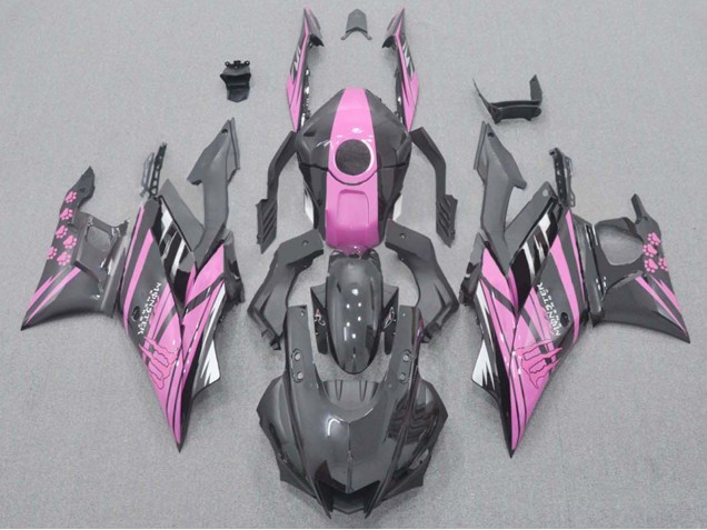Comprar Carenados Moto Yamaha YZF R3/R25 2022-2024 - Rosa Negro Monstruo