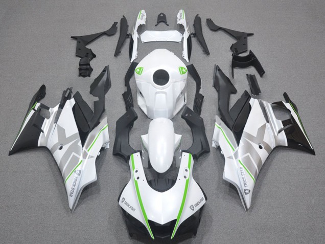 Comprar Carenados Moto Yamaha YZF R3/R25 2022-2024 - Blanco Verde Plata Negro