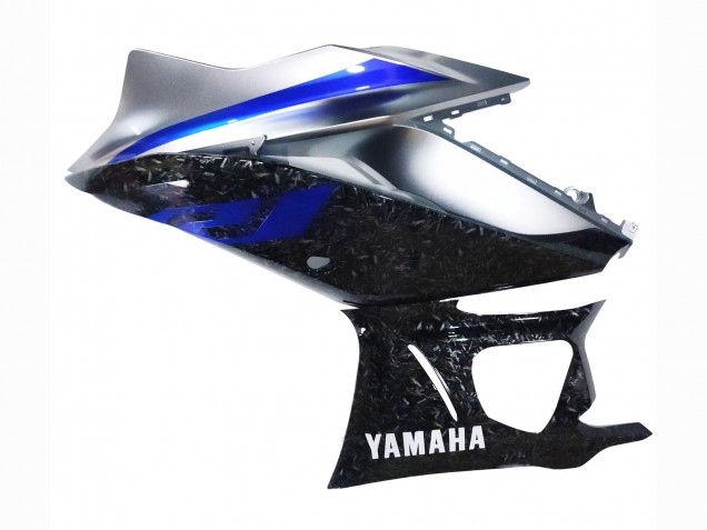 Comprar Carenados Moto Yamaha YZF R3/R25 2022-2024 - Marble Negro Plata Azul Falsificado FibraCarbono Estilo