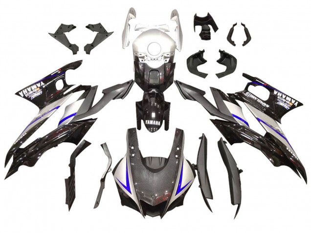 Comprar Kits Carenado Moto Yamaha YZF R3/R25 2022-2024 - Plata Azul Negro FibraCarbono Estilo