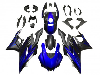 Comprar Carenados Moto Yamaha YZF R3/R25 2022-2024 - Azul Negro Mate