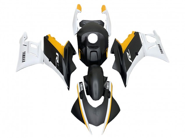 Comprar Carenados Moto Yamaha YZF R3/R25 2022-2024 - Blanco Amarillo Negro Mate