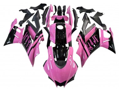 Comprar Carenados Moto Yamaha YZF R3/R25 2022-2024 - Rosa Negro Brillante Monstruo