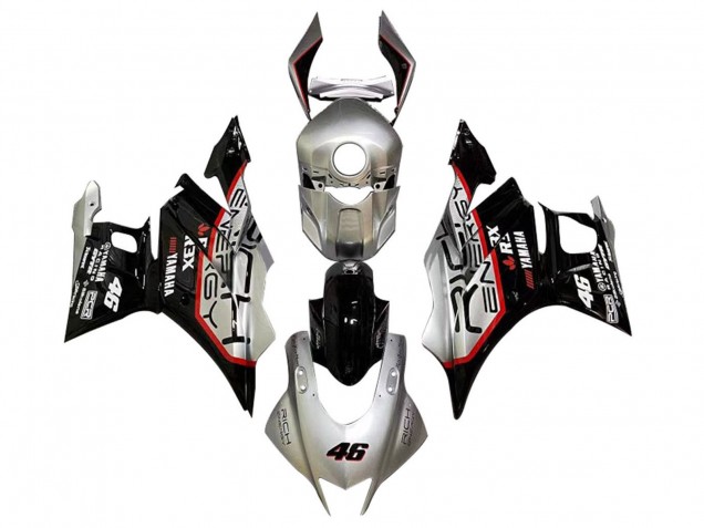 Comprar Carenados Moto Yamaha YZF R3/R25 2022-2024 - Plata Rojo Negro 46