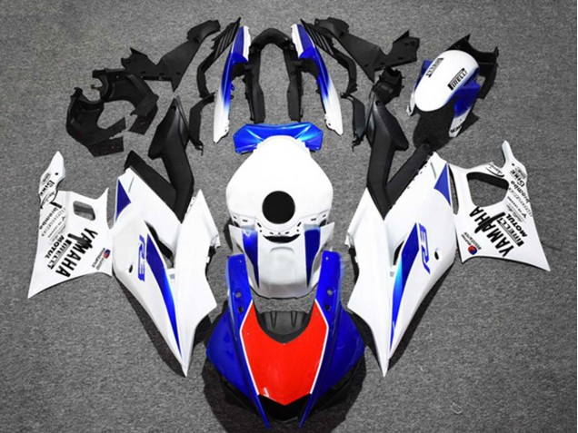 Comprar Carenados Moto Yamaha YZF R3/R25 2022-2024 - Blanco Azul Rojo Negro Motul