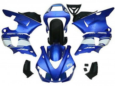 Comprar Carenados Moto Yamaha YZF 1000 R1 1998-1999 - Azul Blanco Negro Brillante