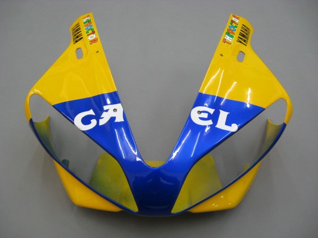 Comprar Carenados Moto Yamaha YZF 1000 R1 2000-2001 - Blanco Amarillo Azul Motul Camello
