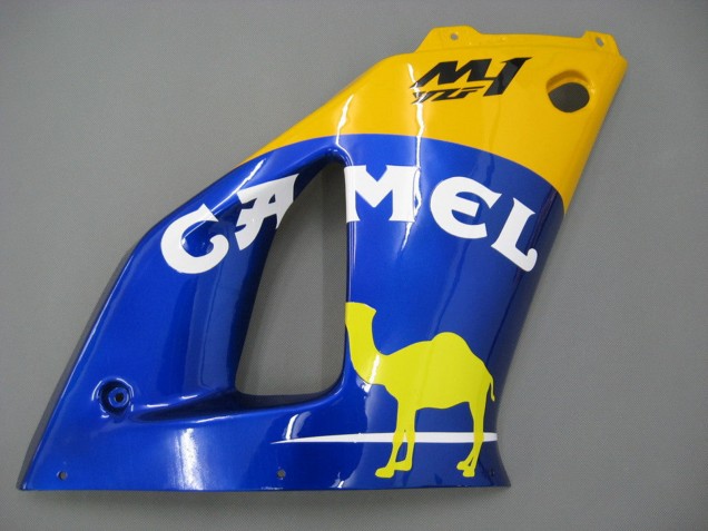 Comprar Carenados Moto Yamaha YZF 1000 R1 2000-2001 - Blanco Amarillo Azul Motul Camello