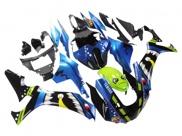 Comprar Carenados Moto Yamaha YZF 1000 R1 2020-2025 - Azul Verde Negro Tiburón