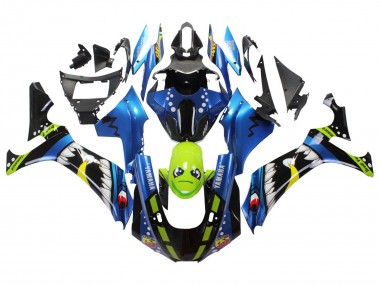 Comprar Carenados Moto Yamaha YZF 1000 R1 2020-2025 - Azul Verde Negro Tiburón